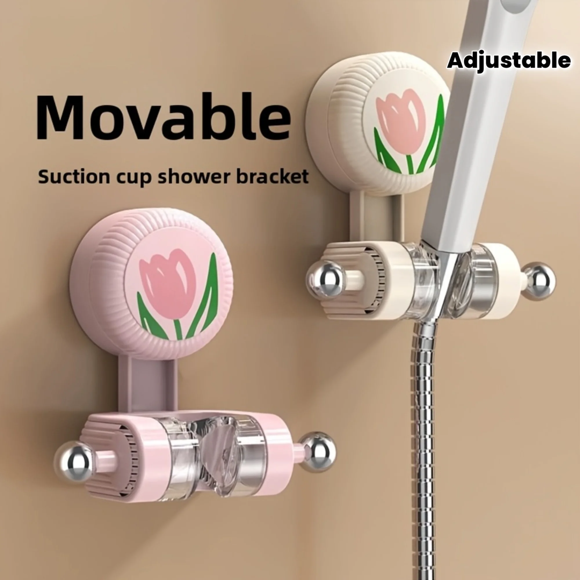 1-3 Shower Head Holders, Bathroom Non-Perforated Suction Cup Type Movable Shower Head Holder, 360° Adjustable Self-Adhesive
1-3 Shower Head Holders, Bathroom Non-Perforated Suction Cup Type Movable Shower Head Holder, 360° Adjustable Self-Adhesive