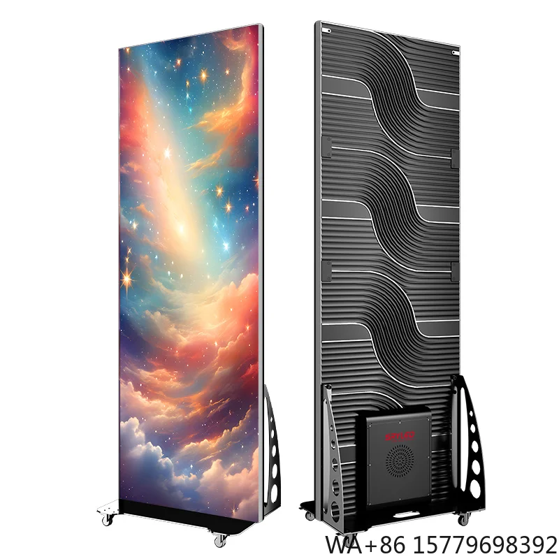 Digital HD Poster Stand LED Screen P1.86 P2 P2.5 Indoor LED Poster Pantalla De Fold Poster LED
Digital HD Poster Stand LED Screen P1.86 P2 P2.5 Indoor LED Poster Pantalla De Fold Poster LED