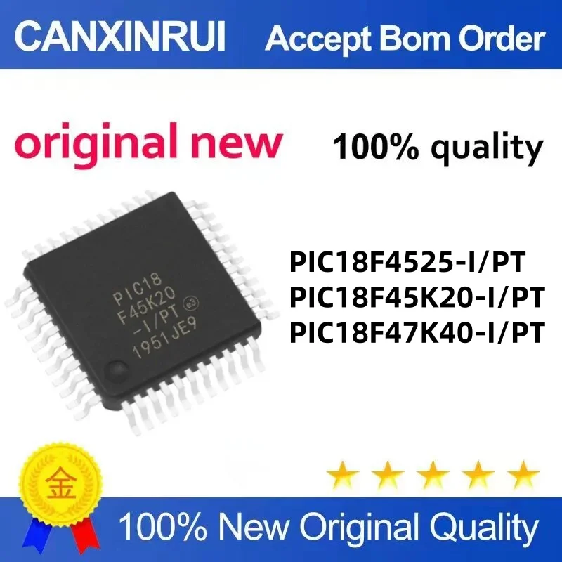 PIC18F45K20-I/PT PIC18F4525-I/PT PIC18F47K40-I/PT QFP44 is brand new
PIC18F45K20-I/PT PIC18F4525-I/PT PIC18F47K40-I/PT QFP44 is brand new