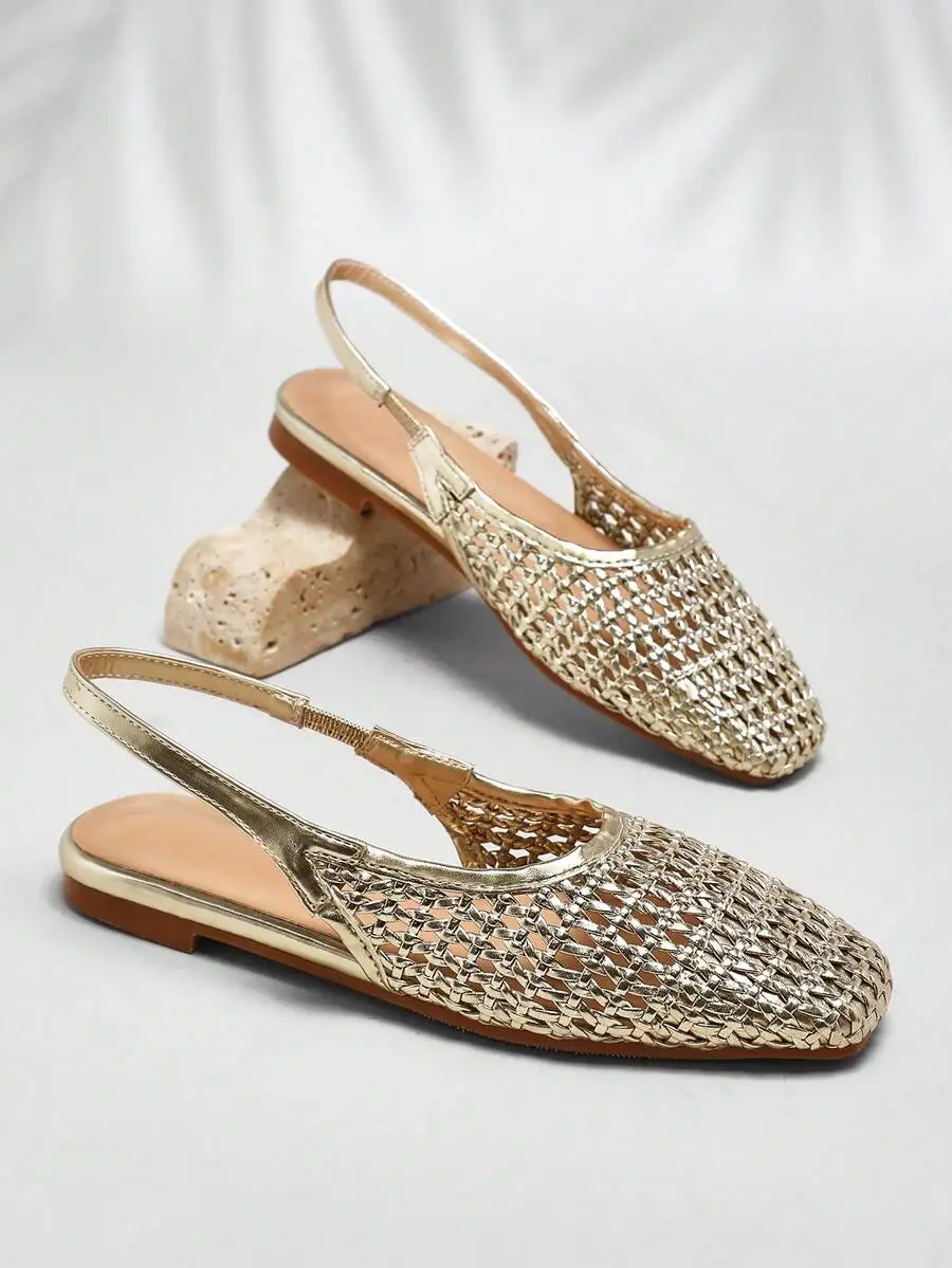 SHUZIA Ladies Crochet Raffia Slingback Mules For Christmas Valentine's Day
SHUZIA Ladies Crochet Raffia Slingback Mules For Christmas Valentine's Day