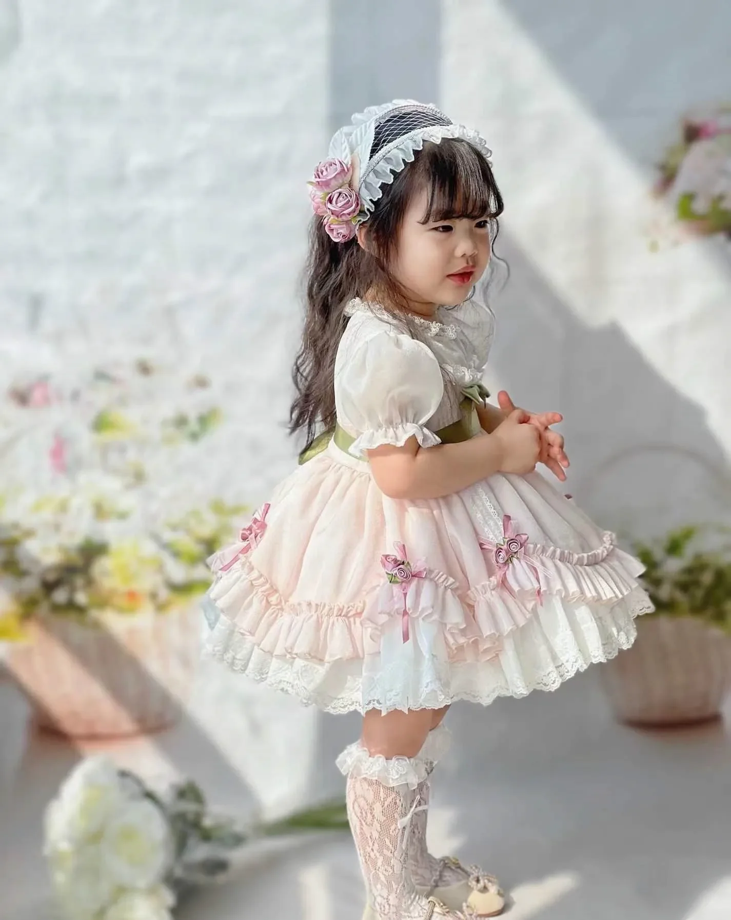 Baby Girl Summer Light Green Pink Turkish Vintage Lolita Princess Ball Gown Dress for Birthday Holiday Party Eid Photography
Baby Girl Summer Light Green Pink Turkish Vintage Lolita Princess Ball Gown Dress for Birthday Holiday Party Eid Photography