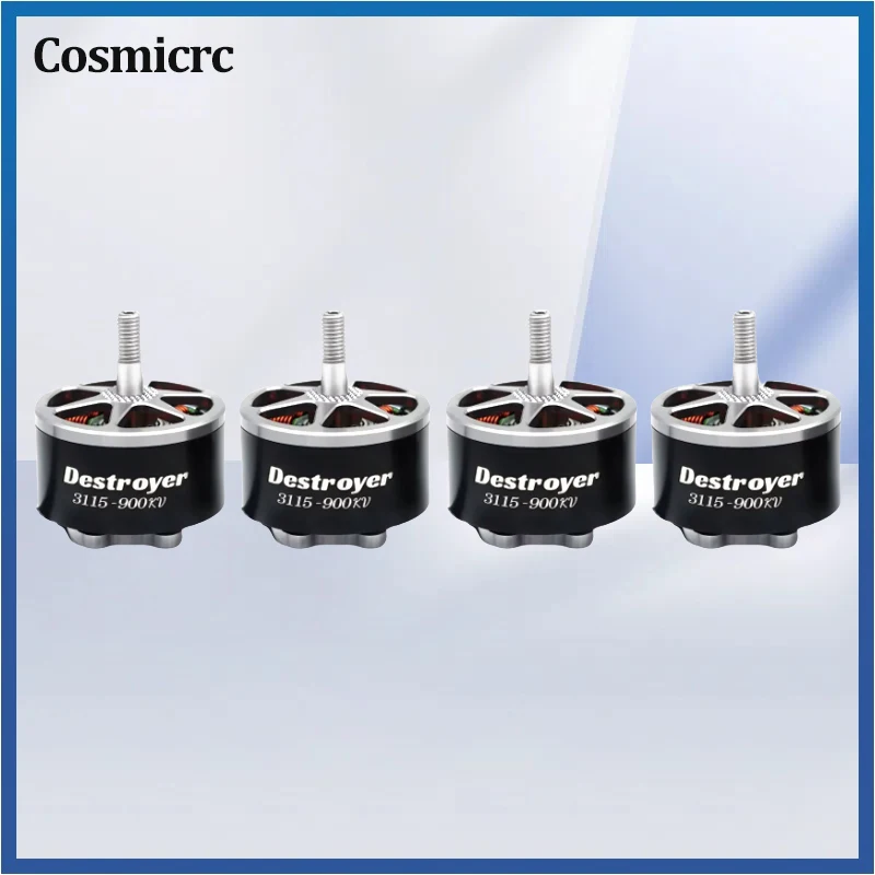 Cosmicrc Destyoyer 3115 Pro 900KV 5-8S motor for 10 "FPV long distance X-class racing cars
Cosmicrc Destyoyer 3115 Pro 900KV 5-8S motor for 10 "FPV long distance X-class racing cars