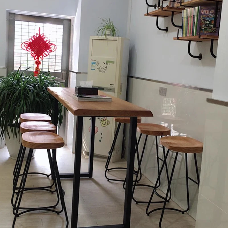 Modern Solid Wood Bar Table Domestic Balcony Lean Against The Wall Senior Bar Table Milk Tea Coffee Saloon Furniture Mesa FYBT
Modern Solid Wood Bar Table Domestic Balcony Lean Against The Wall Senior Bar Table Milk Tea Coffee Saloon Furniture Mesa FYBT