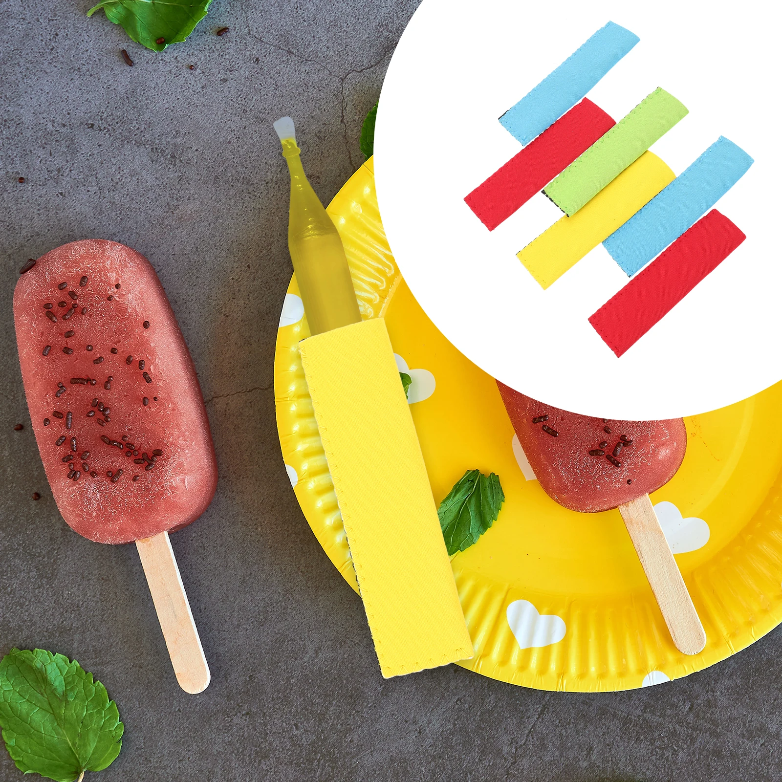 6 Pcs Popsicle Set Holders for Popsicles Bag Ice Stick Protector Drinks Cover Summer Sleeve
6 Pcs Popsicle Set Holders for Popsicles Bag Ice Stick Protector Drinks Cover Summer Sleeve