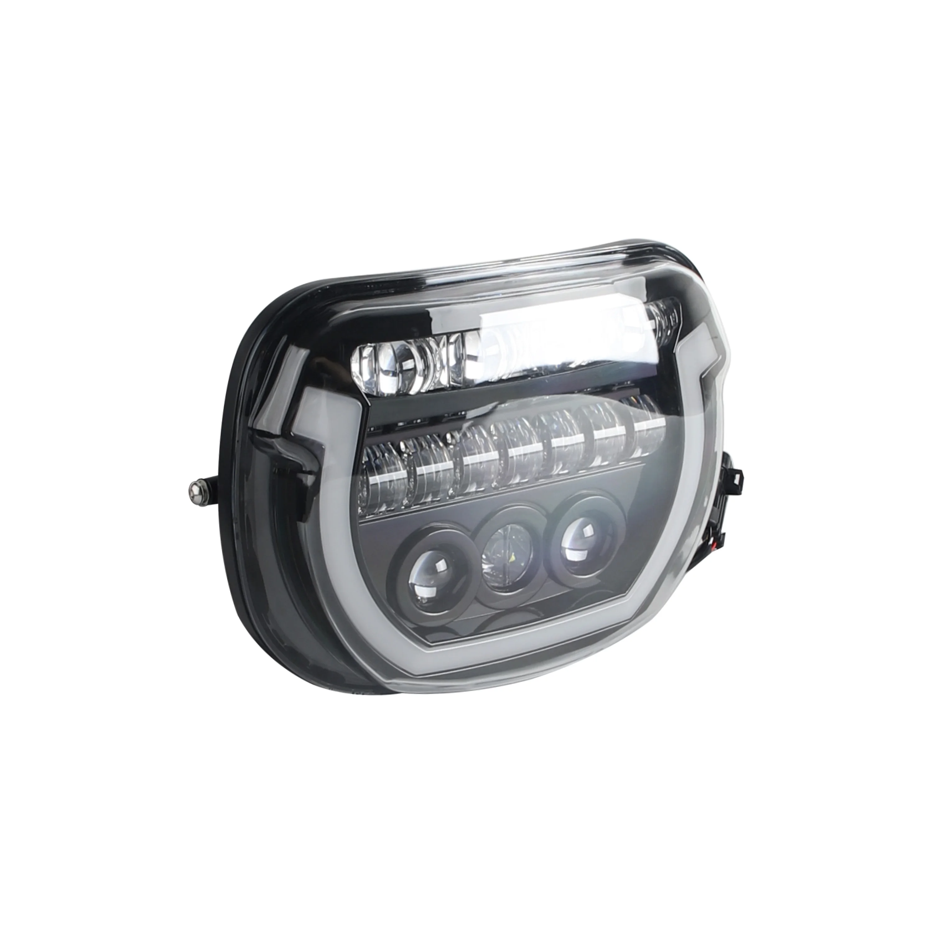Motocross LED Front Headlight High/ Low Beam Daytime Running Lights for Touring Street Glide CVO/SE FLHXSE Model 2023-25
Motocross LED Front Headlight High/ Low Beam Daytime Running Lights for Touring Street Glide CVO/SE FLHXSE Model 2023-25