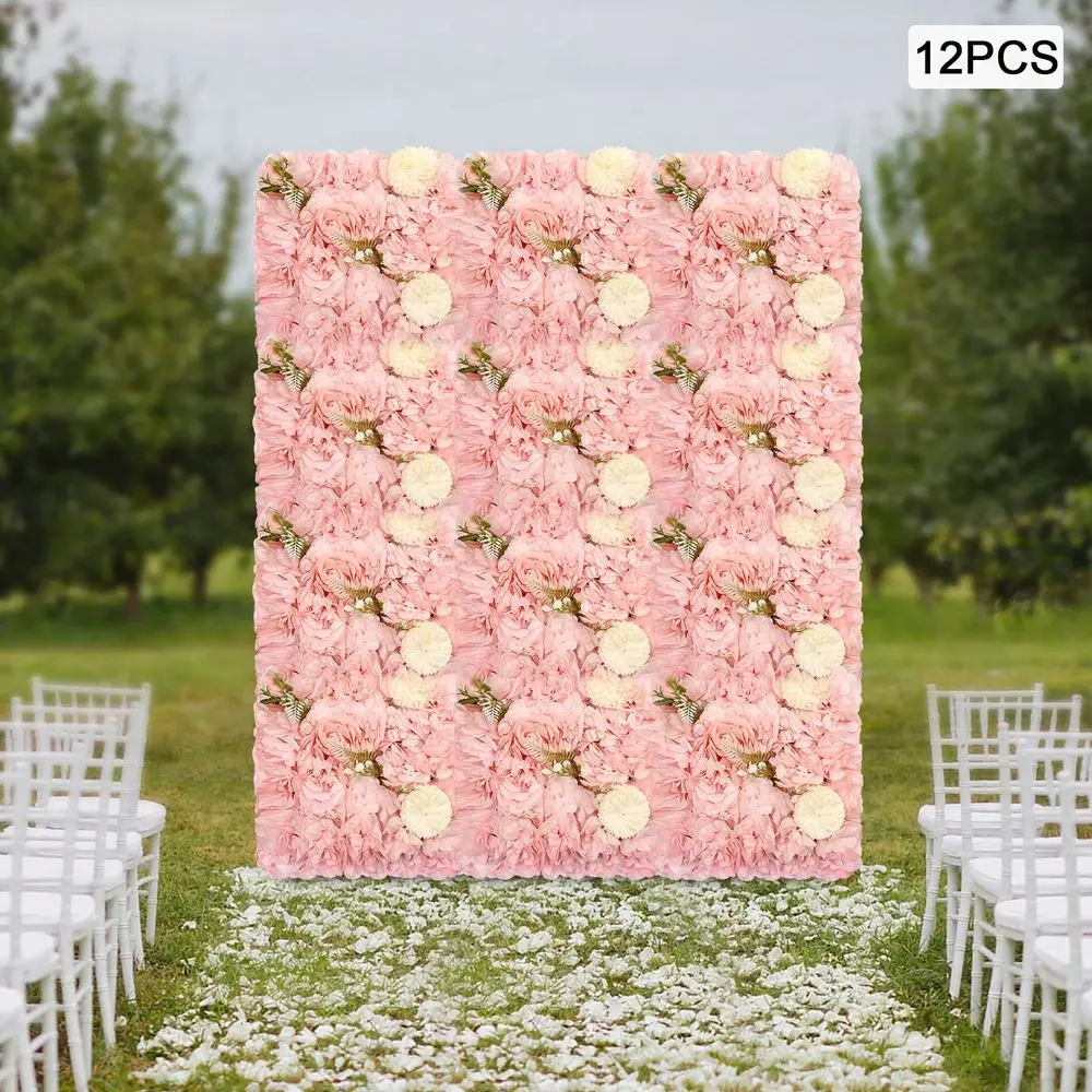 Wall Backdrop, 12pcs 15x15 Inch Floral Wall Panel, Artificial Floral Wall Decor Ideal For Wedding Celebrations, Festive Party, B
Wall Backdrop, 12pcs 15x15 Inch Floral Wall Panel, Artificial Floral Wall Decor Ideal For Wedding Celebrations, Festive Party, B