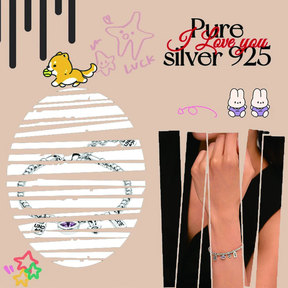 Spanish purple zircon cute pendant sterling silver bracelet S925 women's bracelet no50 birthday gift to give to friends
Spanish purple zircon cute pendant sterling silver bracelet S925 women's bracelet no50 birthday gift to give to friends