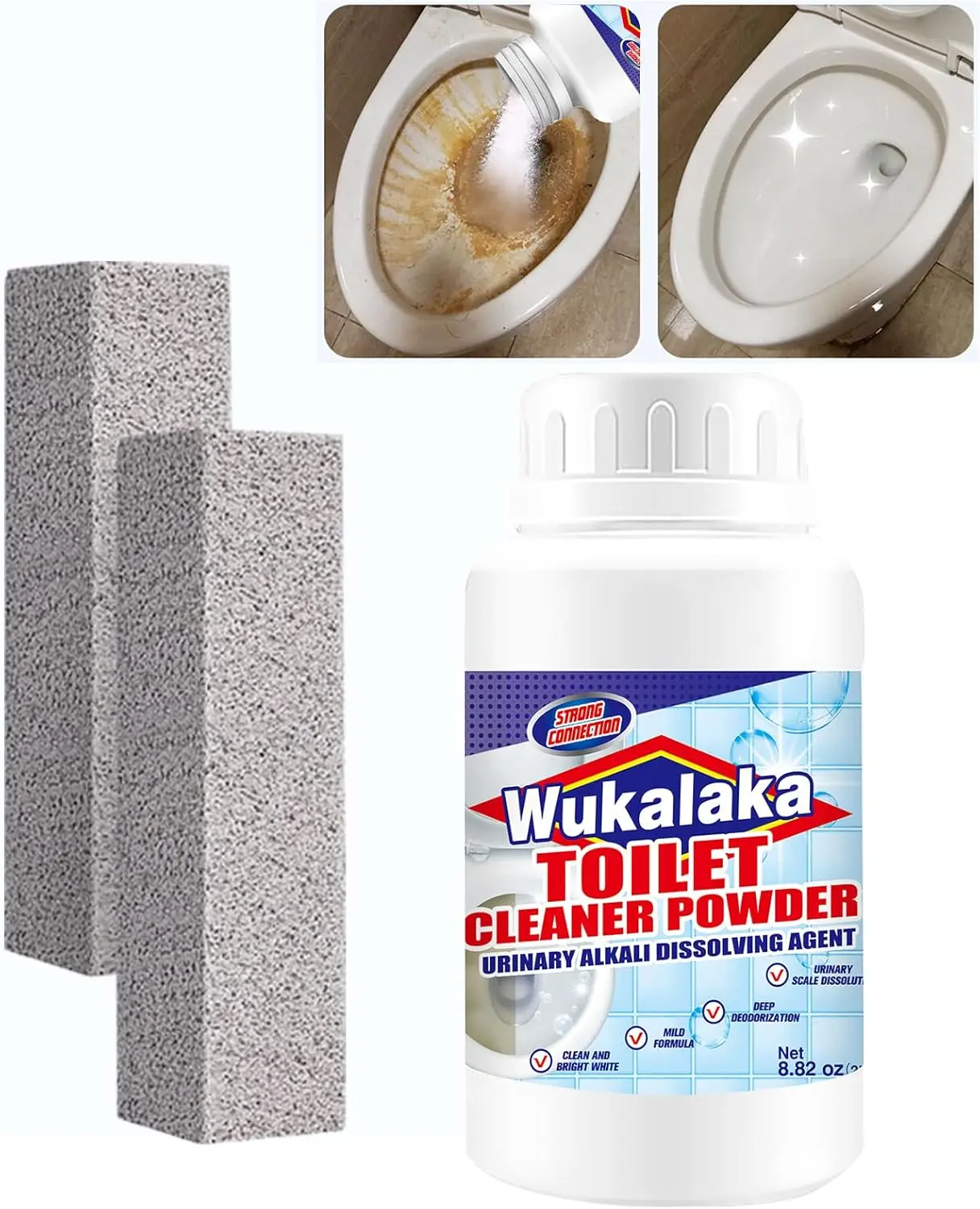 Pumice Stone Toilet Cleaning Stick, Powerful for Hard Water Rings & Calcium Stains, Bathroom Cleaner
Pumice Stone Toilet Cleaning Stick, Powerful for Hard Water Rings & Calcium Stains, Bathroom Cleaner
