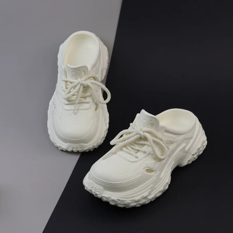 Мужские летние пляжные сандалии с отверстиями, новые крутые шлепанцы на платформе, спортивные сандалии-трансформеры, полутапочки
Мужские летние пляжные сандалии с отверстиями, новые крутые шлепанцы на платформе, спортивные сандалии-трансформеры, полутапочки