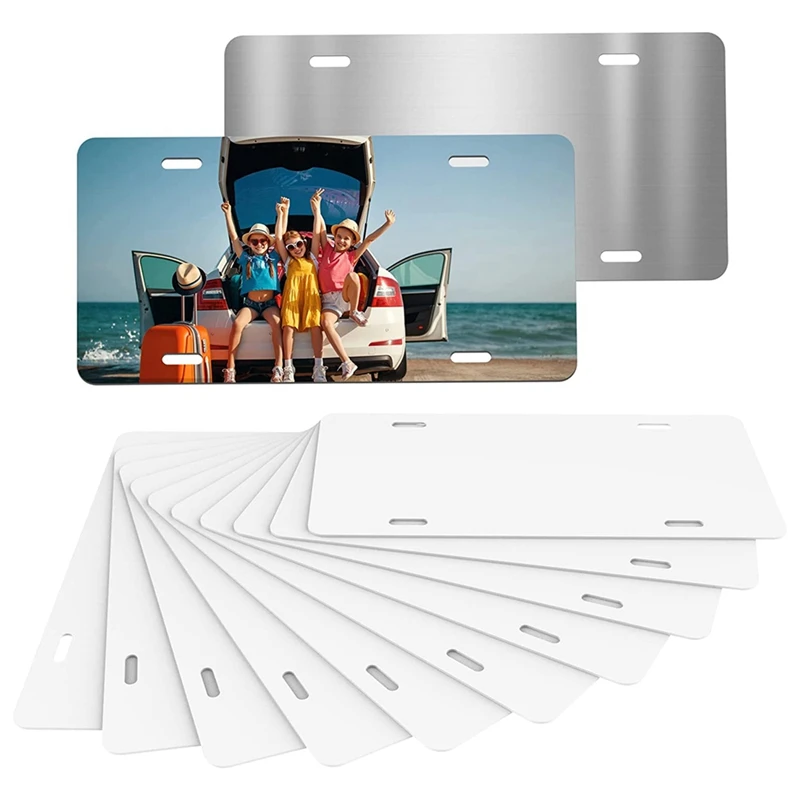 10Pcs Sublimation License Plate Blank Heat Thermal Transfer Sheet Car License Plate Tag For Car Decoration Custom,12X6in
10Pcs Sublimation License Plate Blank Heat Thermal Transfer Sheet Car License Plate Tag For Car Decoration Custom,12X6in