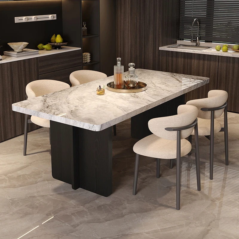 Modern Simple Dining Table Italian Unusual Light Luxury Comfortable Table High Quality Aesthetic Mesas De Jantar Home Furniture
Modern Simple Dining Table Italian Unusual Light Luxury Comfortable Table High Quality Aesthetic Mesas De Jantar Home Furniture