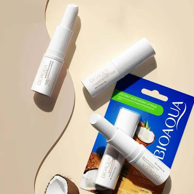 BIOAOUA Natural Coconut Lip Balm - Moisturizing Long-Lasting Nourishment Protect Chapped Dry Lips Delicate Formula
BIOAOUA Natural Coconut Lip Balm - Moisturizing Long-Lasting Nourishment Protect Chapped Dry Lips Delicate Formula
