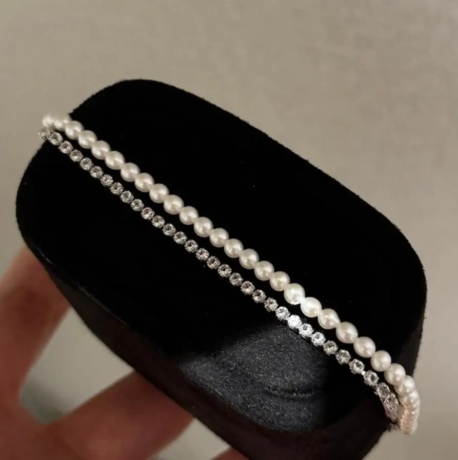 7.5-8" Stunning AAA 5-6mm natural Japanese Akoya white pearl bracelet slave bracelet jewelry charm bracelet
7.5-8" Stunning AAA 5-6mm natural Japanese Akoya white pearl bracelet slave bracelet jewelry charm bracelet