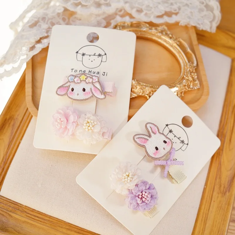 Children's Fairy Tale Style Cute Sweet Rabbit Hair Accessories Girl Hair Clips Baby Forehead Clips Flower Hairpins
Children's Fairy Tale Style Cute Sweet Rabbit Hair Accessories Girl Hair Clips Baby Forehead Clips Flower Hairpins