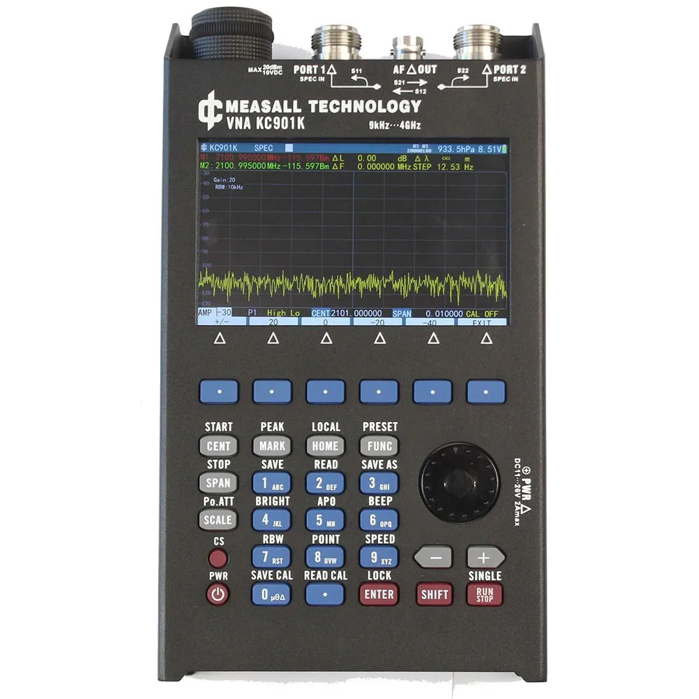 Wishcolor Measall Kc901k 4ghz Vna Network Analyzer Spectrum Rf Multimeter With Two Ports For Swr Test
Wishcolor Measall Kc901k 4ghz Vna Network Analyzer Spectrum Rf Multimeter With Two Ports For Swr Test