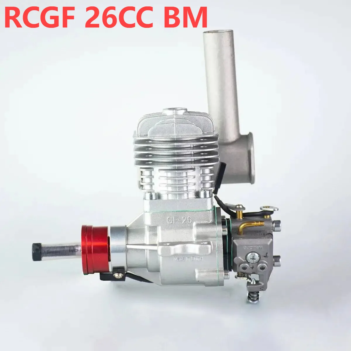 RCGF 26CC BM Бензиновый двигатель 26ccBM для радиоуправляемой модели самолета Радиоуправляемый самолет Двухтактный одноцилиндровый боковой выхлоп натуральный 
RCGF 26CC BM Бензиновый двигатель 26ccBM для радиоуправляемой модели самолета Радиоуправляемый самолет Двухтактный одноцилиндровый боковой выхлоп натуральный