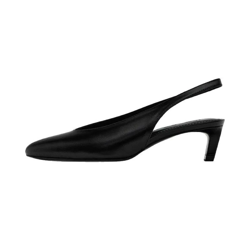 Withered Minimalist Women's Shoes Summer Sandals Cowhide Fashion High Heels Back Strap 5cm Thin Heel Toe Cap Sandals Shoes Woman
Withered Minimalist Women's Shoes Summer Sandals Cowhide Fashion High Heels Back Strap 5cm Thin Heel Toe Cap Sandals Shoes Woman