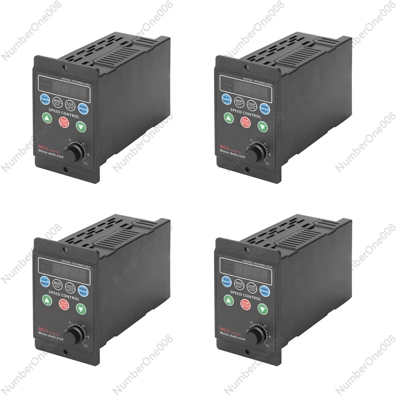 4X 220V 750W Single-Phase Input 3-Phase Output Motor Driver Frequency Converter With Four-Digit Digital Tube Display
4X 220V 750W Single-Phase Input 3-Phase Output Motor Driver Frequency Converter With Four-Digit Digital Tube Display
