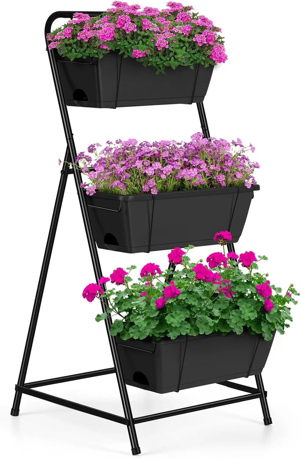 Raised Garden Bed 3 Tier Vertical Garden Planter Elevated Planter Boxes Outdoor Herb Planter with Drainage Holes Removab
Raised Garden Bed 3 Tier Vertical Garden Planter Elevated Planter Boxes Outdoor Herb Planter with Drainage Holes Removab