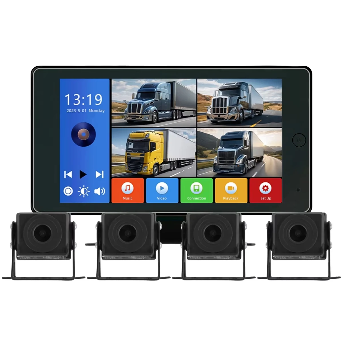 10.1inch Four-way Touch Screen With BSD Blind Spot Warning MP5 Mobile Phone Interconnection Apple CarPlay Android Auto
10.1inch Four-way Touch Screen With BSD Blind Spot Warning MP5 Mobile Phone Interconnection Apple CarPlay Android Auto