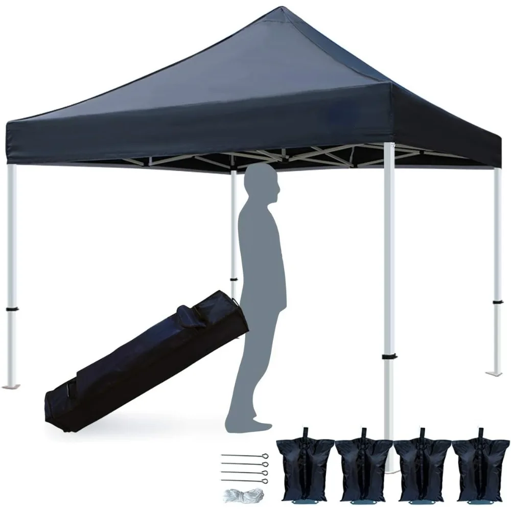 10'x10' Pop Up Canopy Tent Commercial Instant Shelter with Heavy Duty Carrying Bag, 4 Canopy Sand Bags Purple
10'x10' Pop Up Canopy Tent Commercial Instant Shelter with Heavy Duty Carrying Bag, 4 Canopy Sand Bags Purple