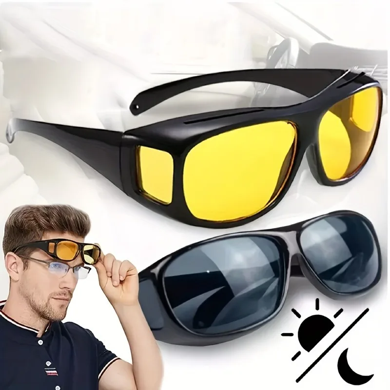 Очки для вождения с ночным видением, антибликовые, мужские и женские, высококачественные, для дневного и ночного использования, спортивные очки
Очки для вождения с ночным видением, антибликовые, мужские и женские, высококачественные, для дневного и ночного использования, спортивные очки