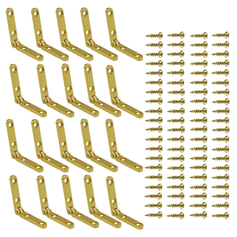 Q2Q4 Gold Hinges Set Small Chest Hinges Decorative for Jewelry Boxes & Mini Cabinefs
Q2Q4 Gold Hinges Set Small Chest Hinges Decorative for Jewelry Boxes & Mini Cabinefs