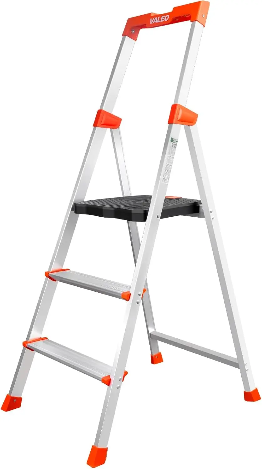 Трехступенчатая алюминиевая складная лестница, увеличенная платформа, грузоподъемность 330 фунтов, противоскользящие ножки, не требует сборки
Трехступенчатая алюминиевая складная лестница, увеличенная платформа, грузоподъемность 330 фунтов, противоскользящие ножки, не требует сборки