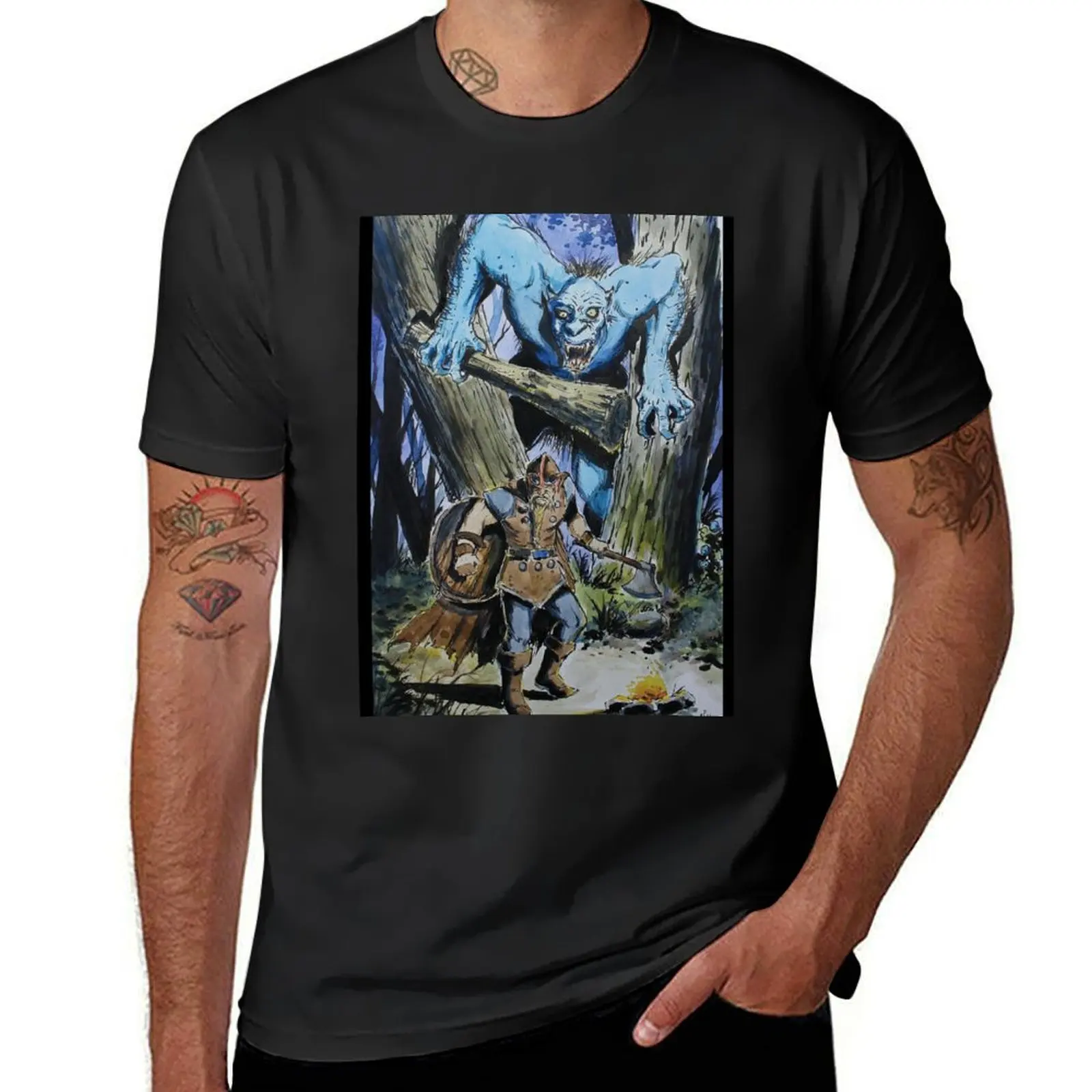 Valheim watercolor Line and Wash By Nil Rocha T-Shirt plain blacks t shirts for men graphic
Valheim watercolor Line and Wash By Nil Rocha T-Shirt plain blacks t shirts for men graphic