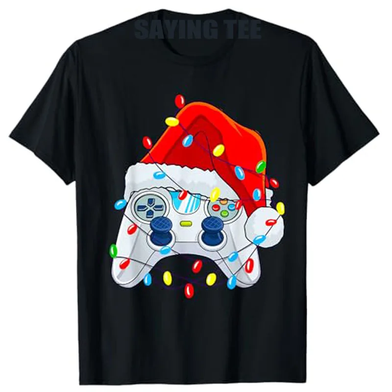 Video Game Controller Christmas Santa Hat Gamer Boys T-Shirt Holiday Clothes Xmas Costume Gifts Short Sleeve Blouses Graphic Top
Video Game Controller Christmas Santa Hat Gamer Boys T-Shirt Holiday Clothes Xmas Costume Gifts Short Sleeve Blouses Graphic Top