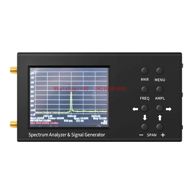 SA6 Portable Handheld Spectrum Analyzer 35MHz-6.2GHz Signal Source Drone Signal Detection
SA6 Portable Handheld Spectrum Analyzer 35MHz-6.2GHz Signal Source Drone Signal Detection