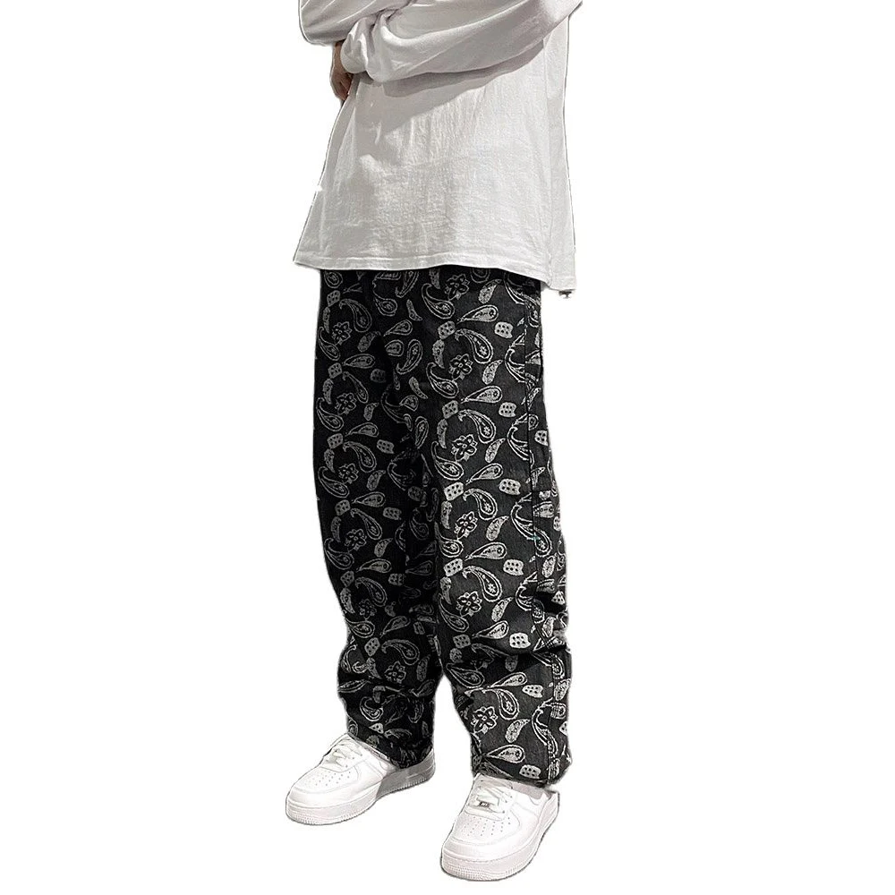 Bandana Baggy Jeans Men Oversize Pants Spring Embroidery Straight Wide Leg Denim Trousers Hiphop Streetwear Clothes 2026 Y2K Y1
Bandana Baggy Jeans Men Oversize Pants Spring Embroidery Straight Wide Leg Denim Trousers Hiphop Streetwear Clothes 2026 Y2K Y1