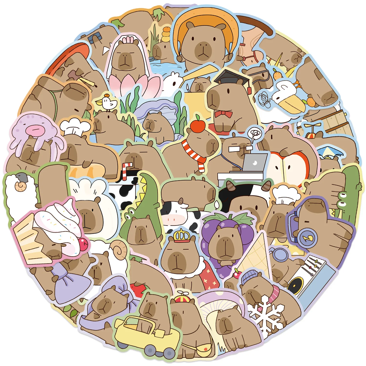 50 шт., наклейки с героями мультфильмов «Капибара», милые животные, мем, украшения, прозрачные наклейки, граффити, игрушки «сделай сам», ноутбук, гитара, велосипед, скейтборд
50 шт., наклейки с героями мультфильмов «Капибара», милые животные, мем, украшения, прозрачные наклейки, граффити, игрушки «сделай сам», ноутбук, гитара, велосипед, скейтборд