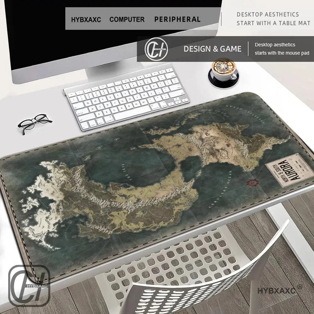 HYBXAXC Fantasy World Map Large Mouse Pad Non Slip Rubber Desk Mat Waterproof Gaming Keyboard Pad for Office Home
HYBXAXC Fantasy World Map Large Mouse Pad Non Slip Rubber Desk Mat Waterproof Gaming Keyboard Pad for Office Home