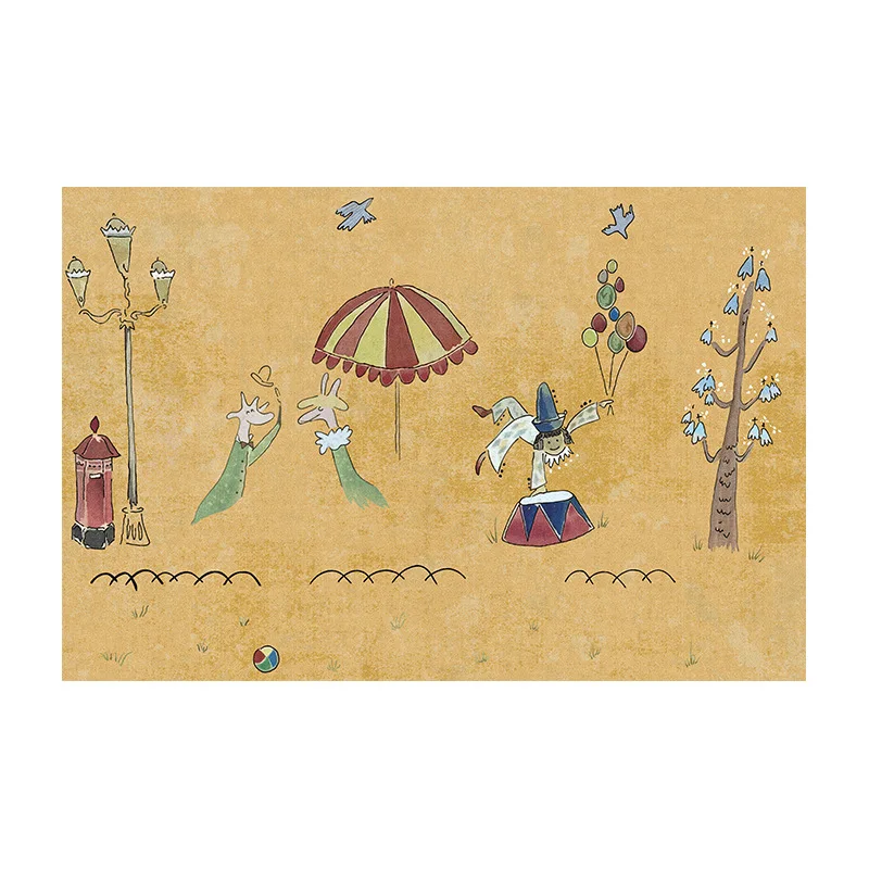 Classical oil painting style living room children's room bedroom carpet game floor mat thick
Classical oil painting style living room children's room bedroom carpet game floor mat thick