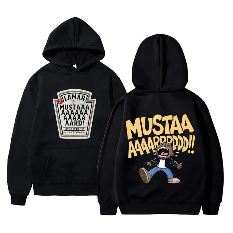 Kendrick Lamar Not Like Us Mustard Double Sided Print Hoodie Men Hip Hop Fashion Pop Music Sweatshirt Male Oversized Streetwear
Kendrick Lamar Not Like Us Mustard Double Sided Print Hoodie Men Hip Hop Fashion Pop Music Sweatshirt Male Oversized Streetwear