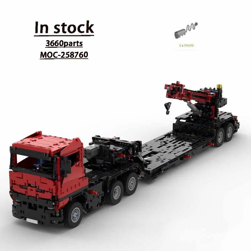 MOC-258760 New Truck Building Block Model with Trailer and Crane,3660 Parts,MOC Creative Birthday Toy Gift for Boys and Children
MOC-258760 New Truck Building Block Model with Trailer and Crane,3660 Parts,MOC Creative Birthday Toy Gift for Boys and Children
