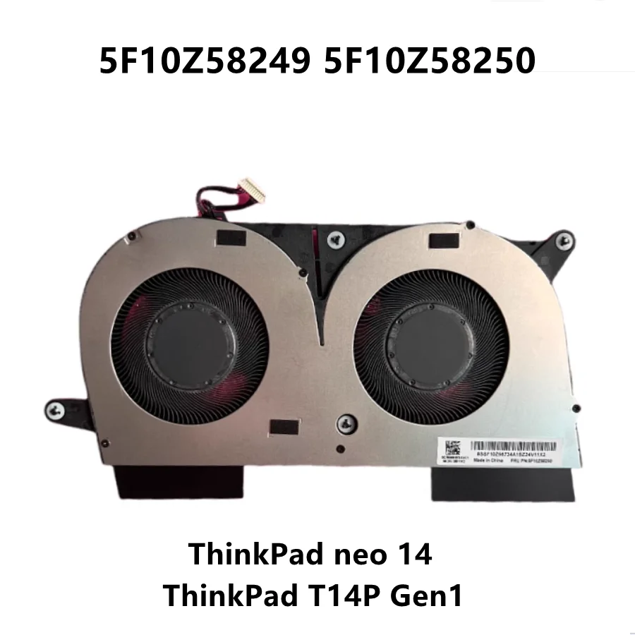 Новый оригинальный охлаждающий вентилятор для Lenovo Thinkpad Neo 14 T14P Gen1 5F10Z58250
Новый оригинальный охлаждающий вентилятор для Lenovo Thinkpad Neo 14 T14P Gen1 5F10Z58250
