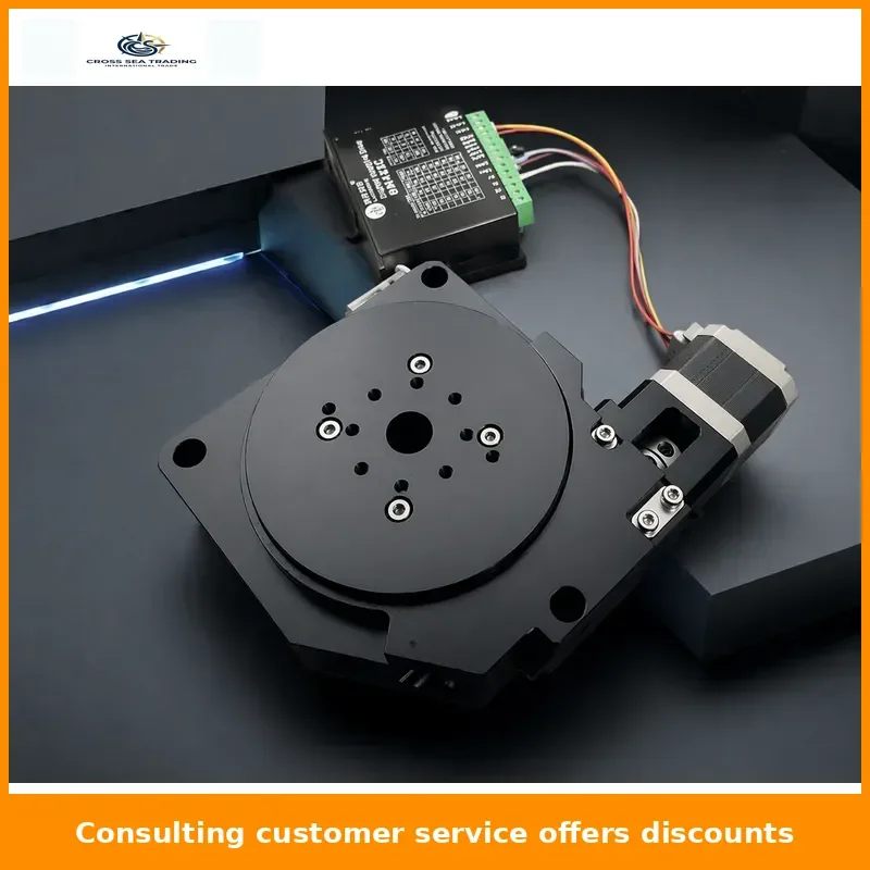 42 Stepper CNC Indexing Table - 100mm Turntable with Worm Gear & High Precision R-Axis
42 Stepper CNC Indexing Table - 100mm Turntable with Worm Gear & High Precision R-Axis