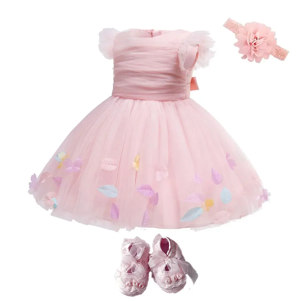 Fluffy Petal Baby Girl First Birthday Dress Pink Toddler Baptism Gown Newborn Christening Pageant Party Clothes 
Fluffy Petal Baby Girl First Birthday Dress Pink Toddler Baptism Gown Newborn Christening Pageant Party Clothes