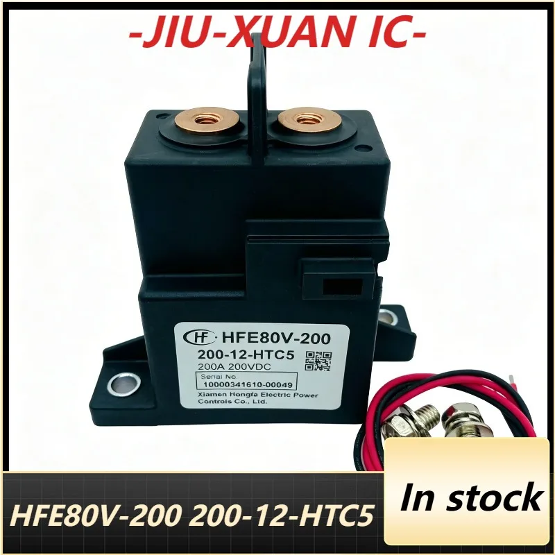 New 1pcs/lot HFE80V-200 200-12-HTC5 200A 200VDC Automotive Electromagnetic DC Relay
New 1pcs/lot HFE80V-200 200-12-HTC5 200A 200VDC Automotive Electromagnetic DC Relay