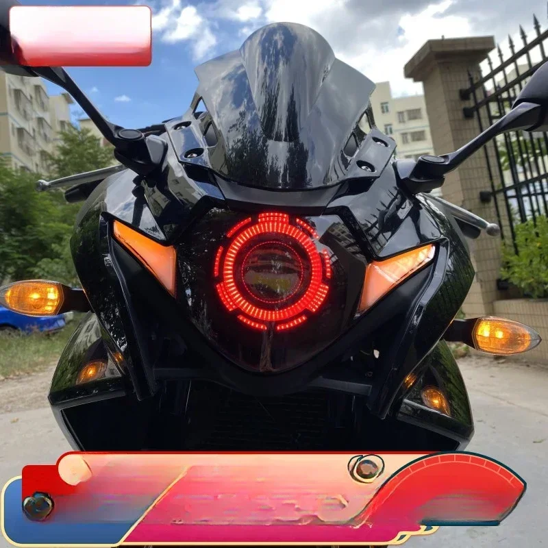 The product can be customized. Motorcycle angel eye headlight LED bifocal lens assembly
The product can be customized. Motorcycle angel eye headlight LED bifocal lens assembly