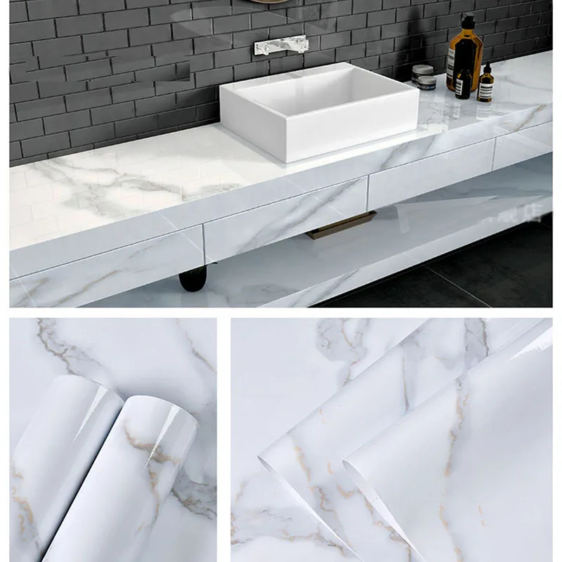 5M Waterproof Oil Resistant Kitchen Stickers Self-adhesive Wallpaper Marble Wall Stickers Tabletop Cabinet Furniture Stickers
5M Waterproof Oil Resistant Kitchen Stickers Self-adhesive Wallpaper Marble Wall Stickers Tabletop Cabinet Furniture Stickers