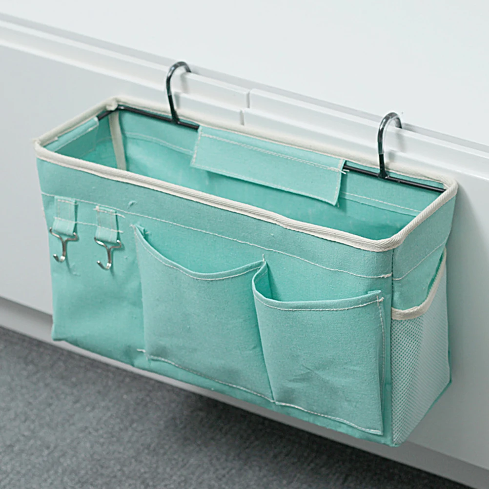 1 pc Bedside Hanging Storage Organizer Reusable Hanging Pocket Cabinet For Magazines Books Cosmetics Kids Light Blue
1 pc Bedside Hanging Storage Organizer Reusable Hanging Pocket Cabinet For Magazines Books Cosmetics Kids Light Blue