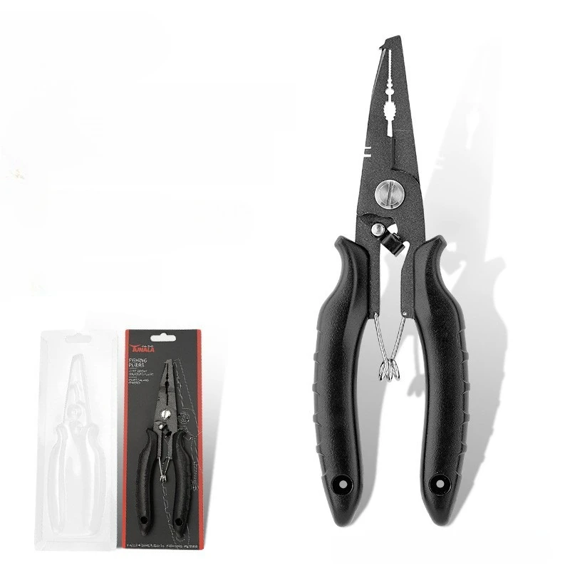Stainless Steel Lure Pliers Teflon Non Stick Line Cutter Crimper Split Ring Blister Pack Rust Proof Sturdy Durable for Fishing
Stainless Steel Lure Pliers Teflon Non Stick Line Cutter Crimper Split Ring Blister Pack Rust Proof Sturdy Durable for Fishing