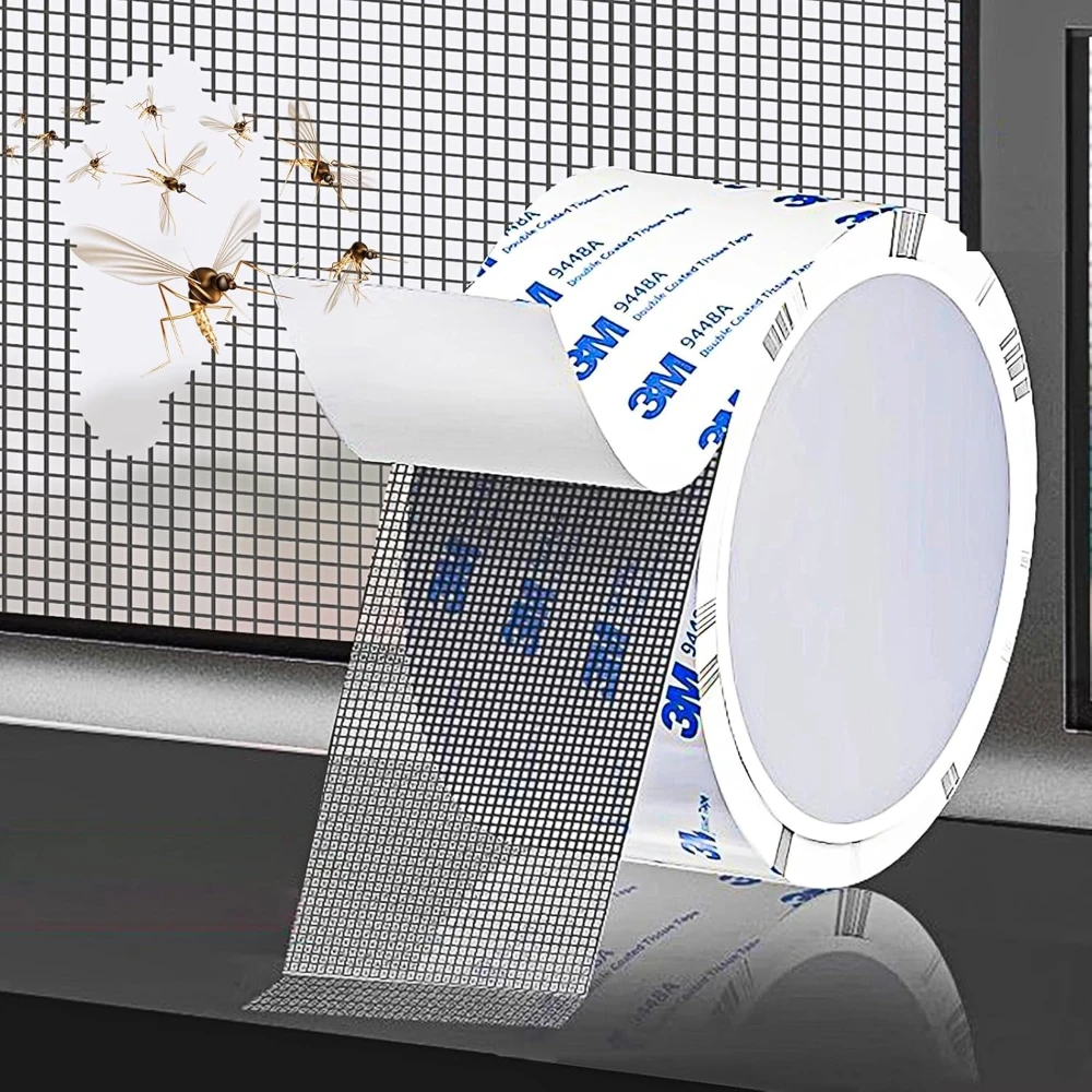 5cmx2m Window Screen Tape Anti-mosquito Screen Repair Door Curtain Mosquito Net Hole Patch Repair Self-adhesive Screen Tape
5cmx2m Window Screen Tape Anti-mosquito Screen Repair Door Curtain Mosquito Net Hole Patch Repair Self-adhesive Screen Tape