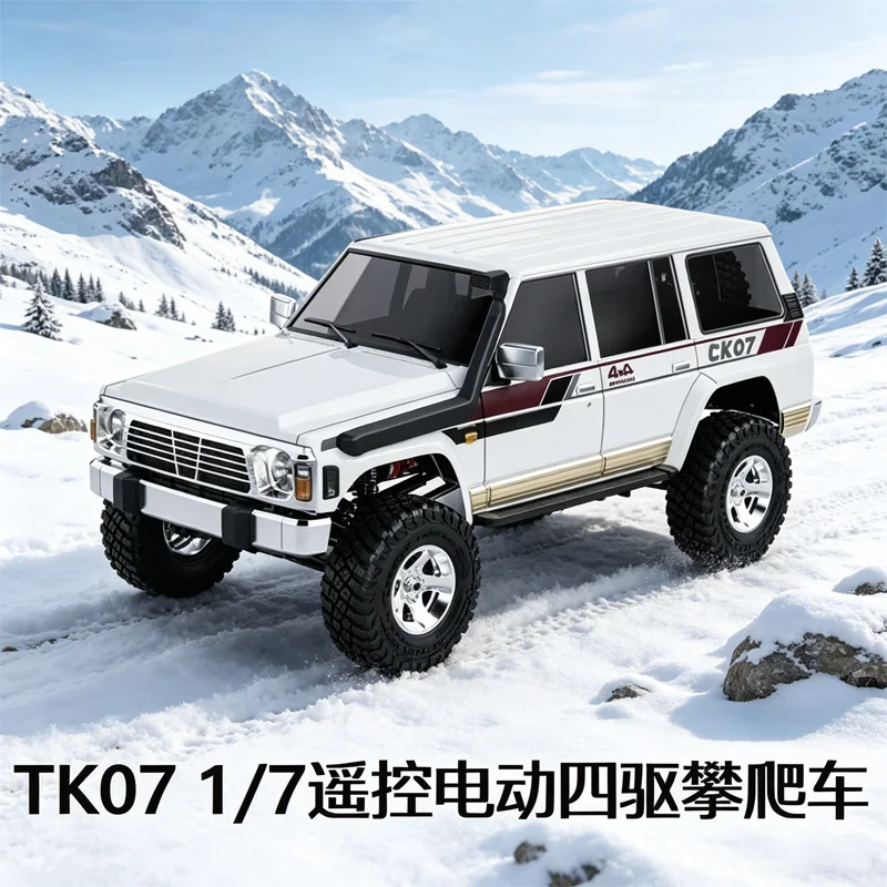TK07 1/7 Scale Electric 4WD RC Rock Crawler Car Dual-Speed Differential Lock Off-Road Remote Control Hobby Model Vehicle
TK07 1/7 Scale Electric 4WD RC Rock Crawler Car Dual-Speed Differential Lock Off-Road Remote Control Hobby Model Vehicle