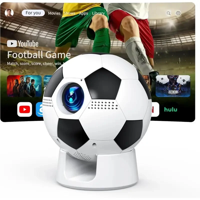 Portable 1080P Mini Projector with Android 13, Bluetooth, Auto Keystone, Ideal for Home and Outdoor Use, Compatible with HDMI an
Portable 1080P Mini Projector with Android 13, Bluetooth, Auto Keystone, Ideal for Home and Outdoor Use, Compatible with HDMI an