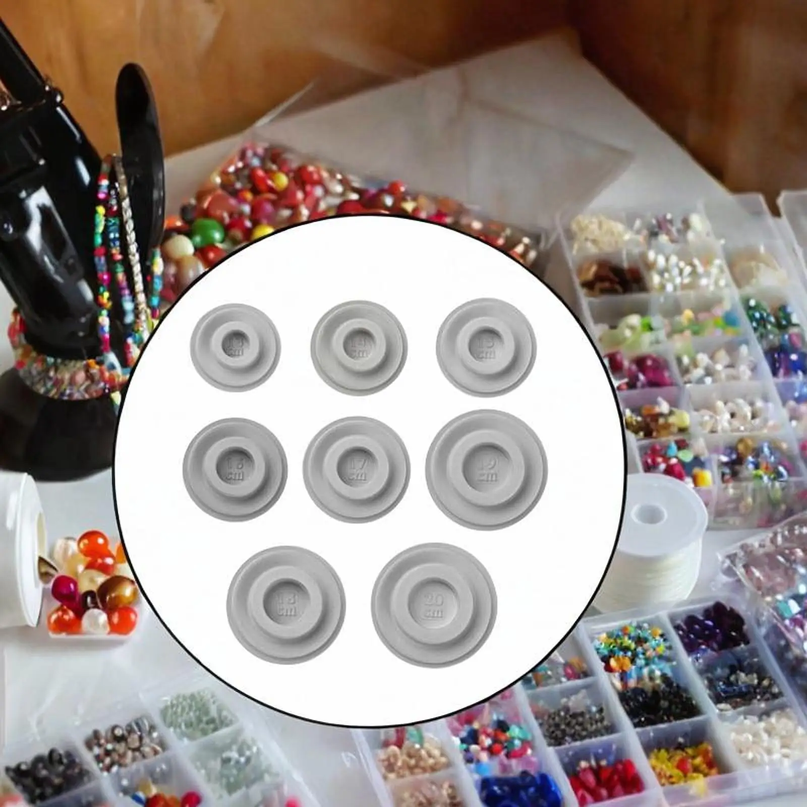 8 Pieces Bracelet Making Tray Bracelet Tray Jewelry Holder Handicraft DIY Measurement Flocking Material Countertop Beading Tray
8 Pieces Bracelet Making Tray Bracelet Tray Jewelry Holder Handicraft DIY Measurement Flocking Material Countertop Beading Tray