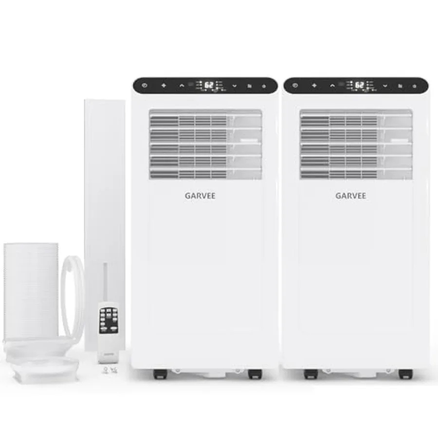 Portable air conditioner for small spaces, aluminum housing, white, 3-in-1 cooling/dehumidifying/fan modes, quiet operation, 80
Portable air conditioner for small spaces, aluminum housing, white, 3-in-1 cooling/dehumidifying/fan modes, quiet operation, 80